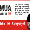 Feed Our Kids – MANA Candidate for Ikaroa-Rawhiti Te Hamua Nikora